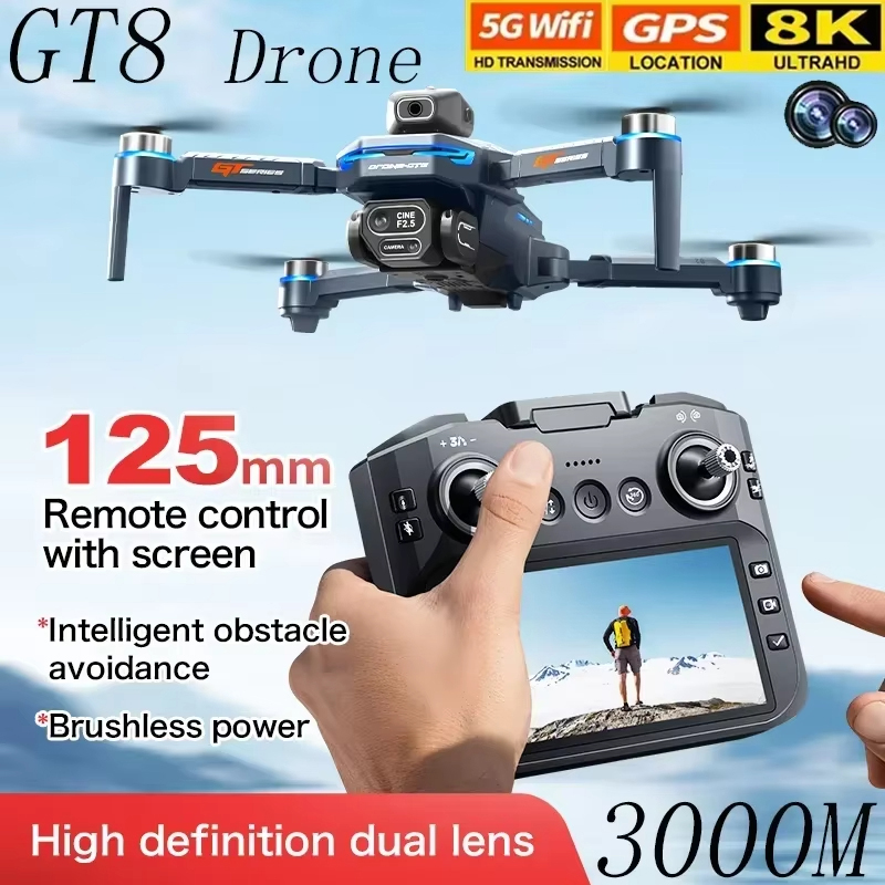 Jjrc Drone X12 - Drone GT8 con Schermo da 4,3