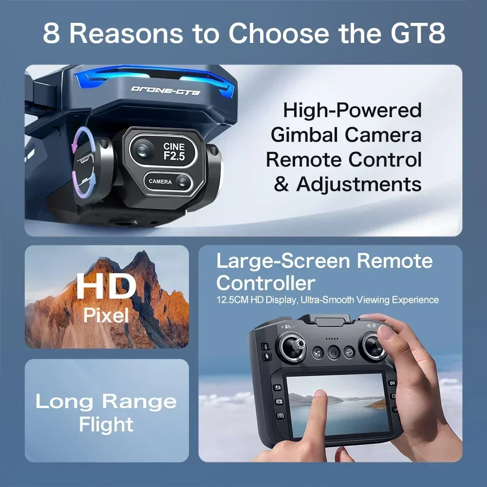 Drone 4K HD GT8 Fotocamera Evi - Jjrc Drone X12 recensione e prezzo