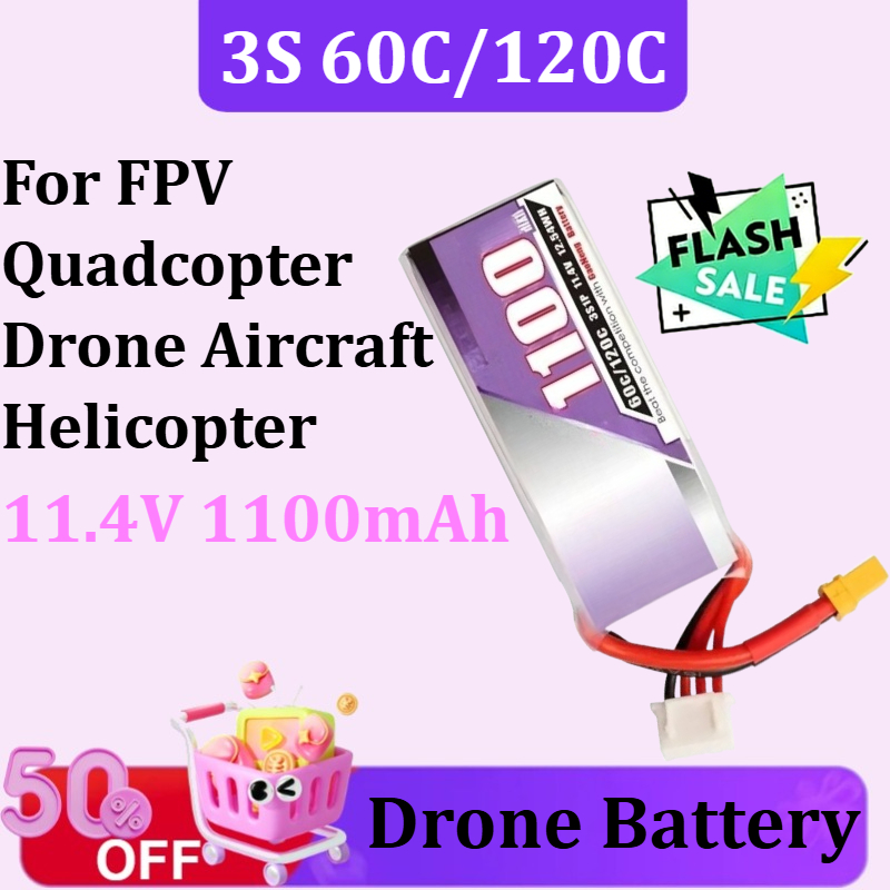 Batteria Lipo 3S 1100mAh 60C/1 - Drone Battery 3S recensione e prezzo